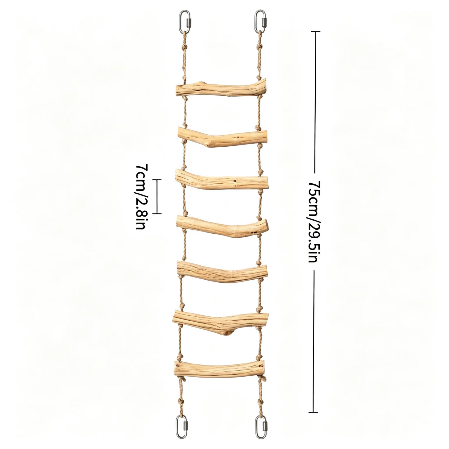 Natural Wild Pearwood Bird Ladder
