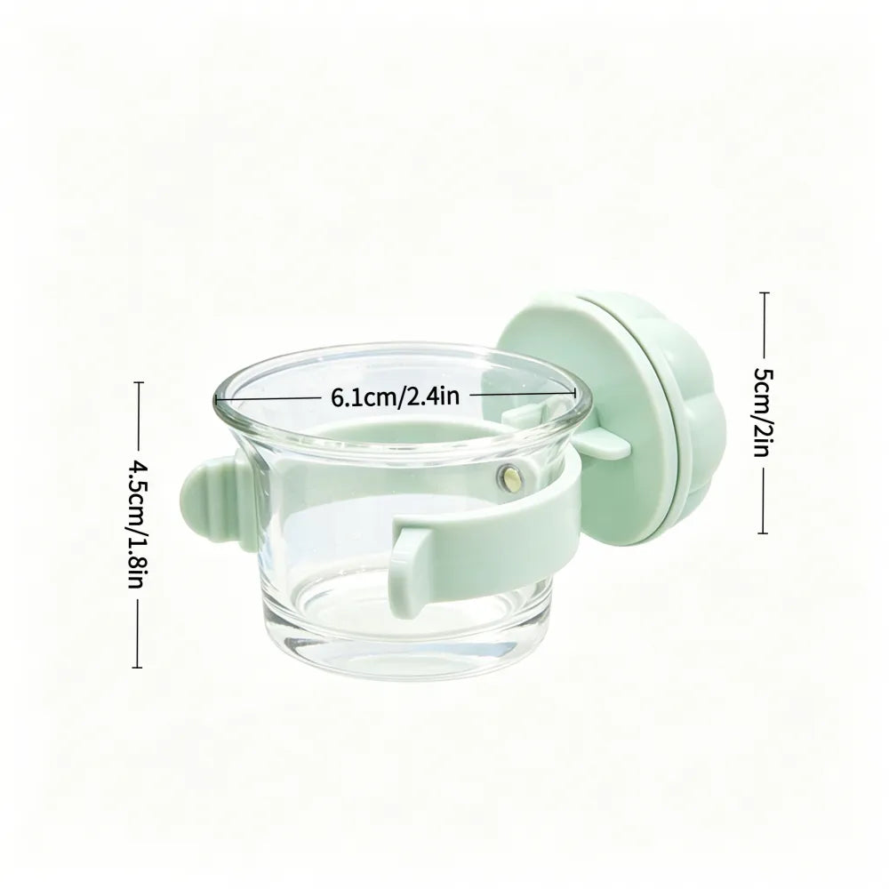 Macaron Glass Bird Feeder