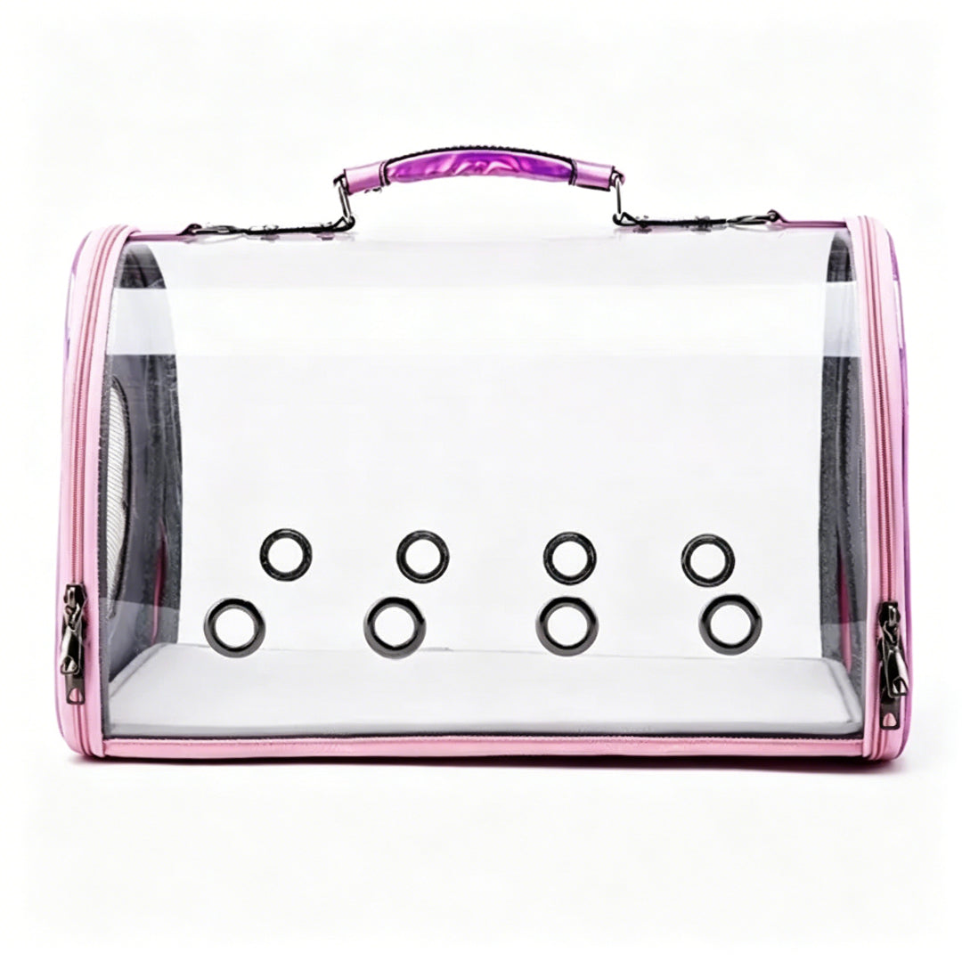 Large Capacity Clear Bird Travel Carrier