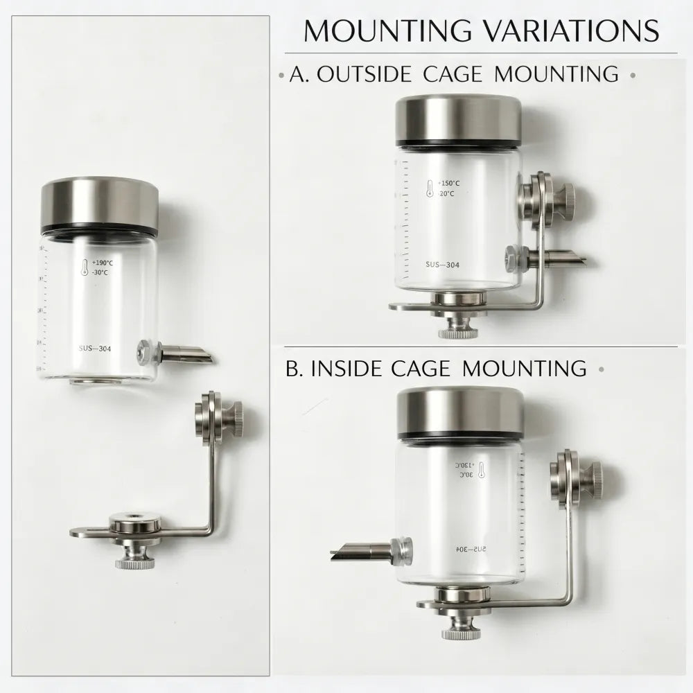 Magnetic Bird Waterer | No-Drip Pin Spout
