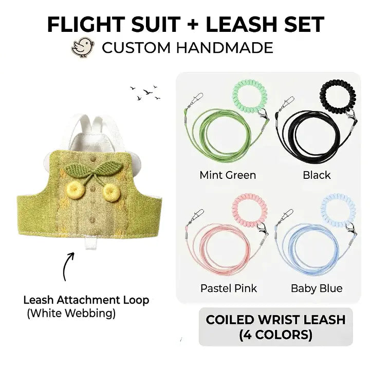 The Meadow & Vintage Botanical Bird Flight Harness
