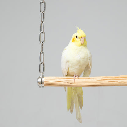 Minimalist Wild Pearwood Bird Swing