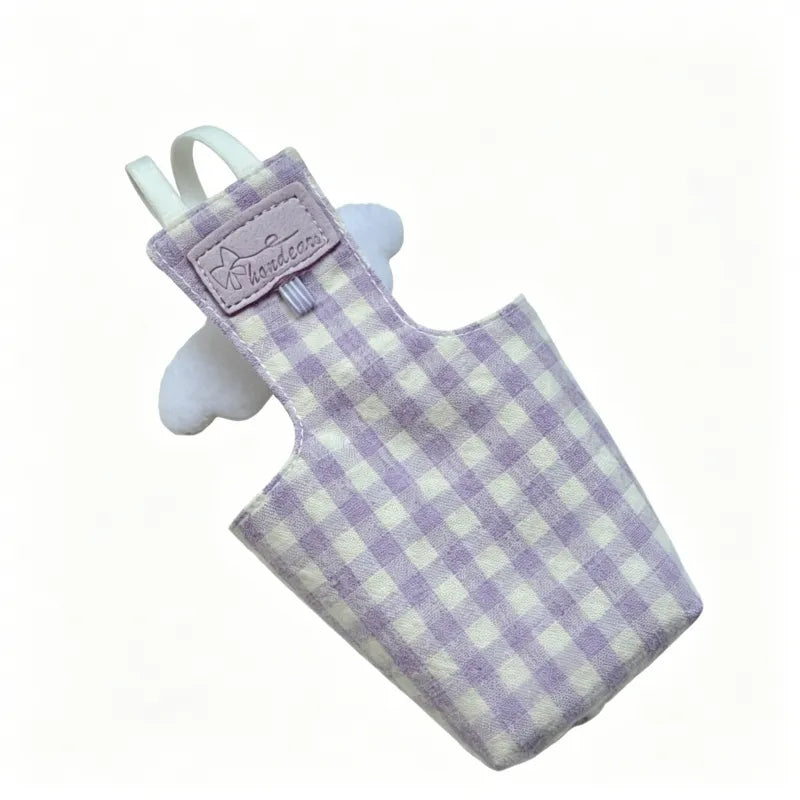 Bespoke Gingham Parrot Diaper