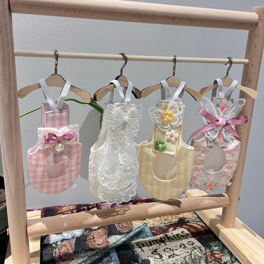 Bird Clothing Rack with Mini Hangers