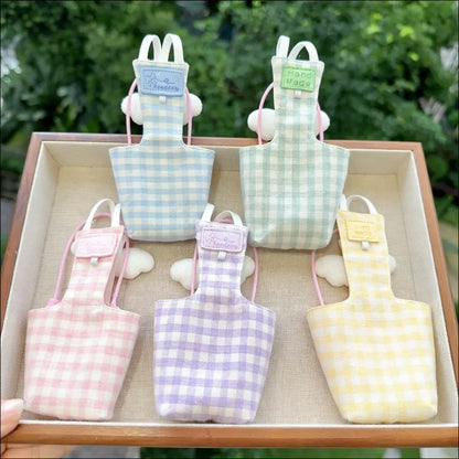 Bespoke Gingham Parrot Diaper