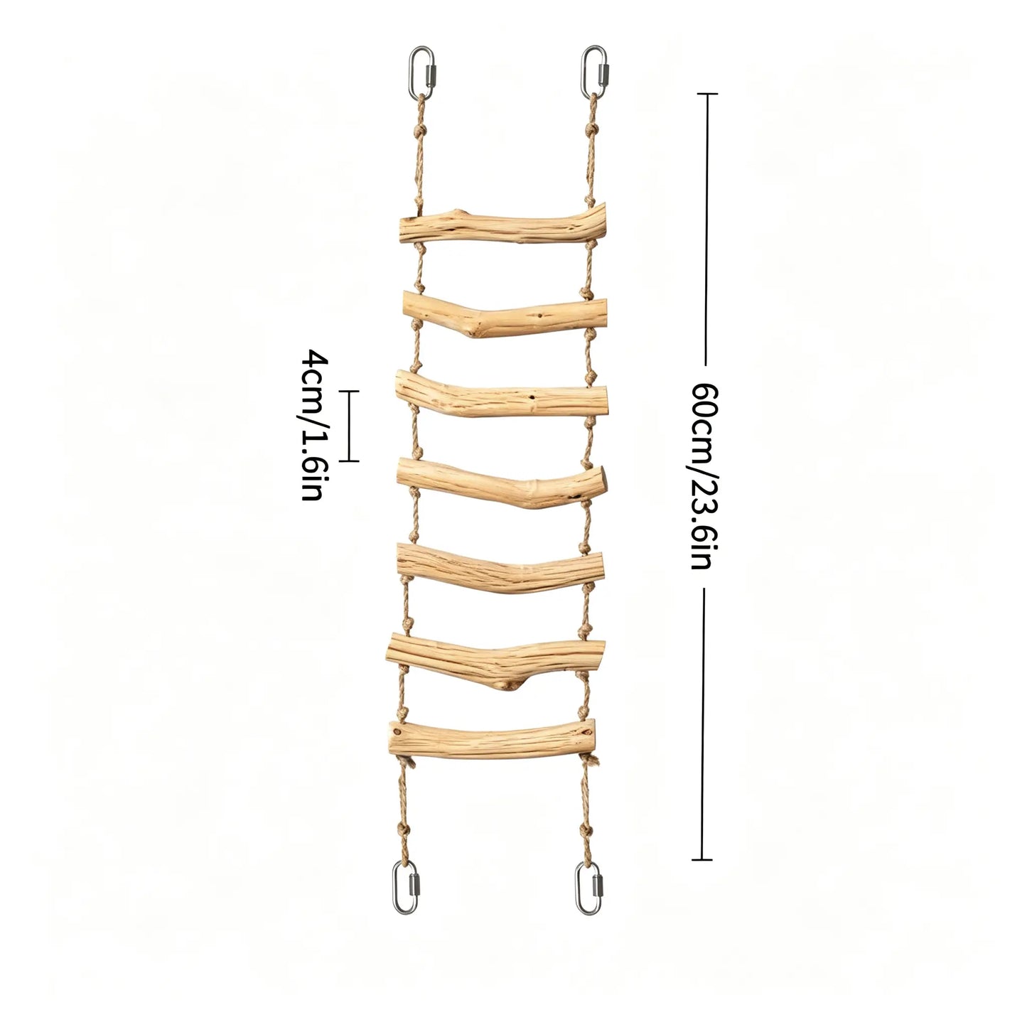Natural Wild Pearwood Bird Ladder