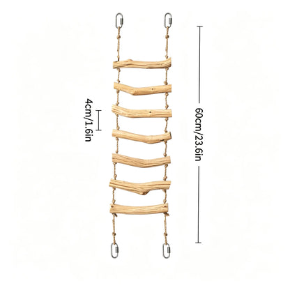 Natural Wild Pearwood Bird Ladder