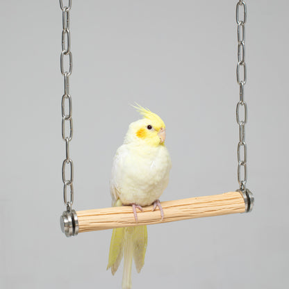 Minimalist Wild Pearwood Bird Swing