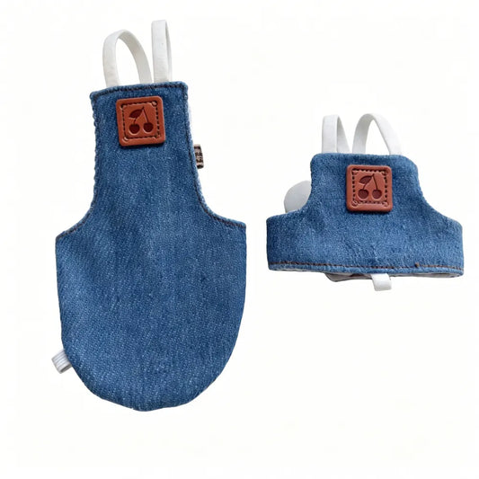 Classic Denim Parrot Diaper & Flight Suit