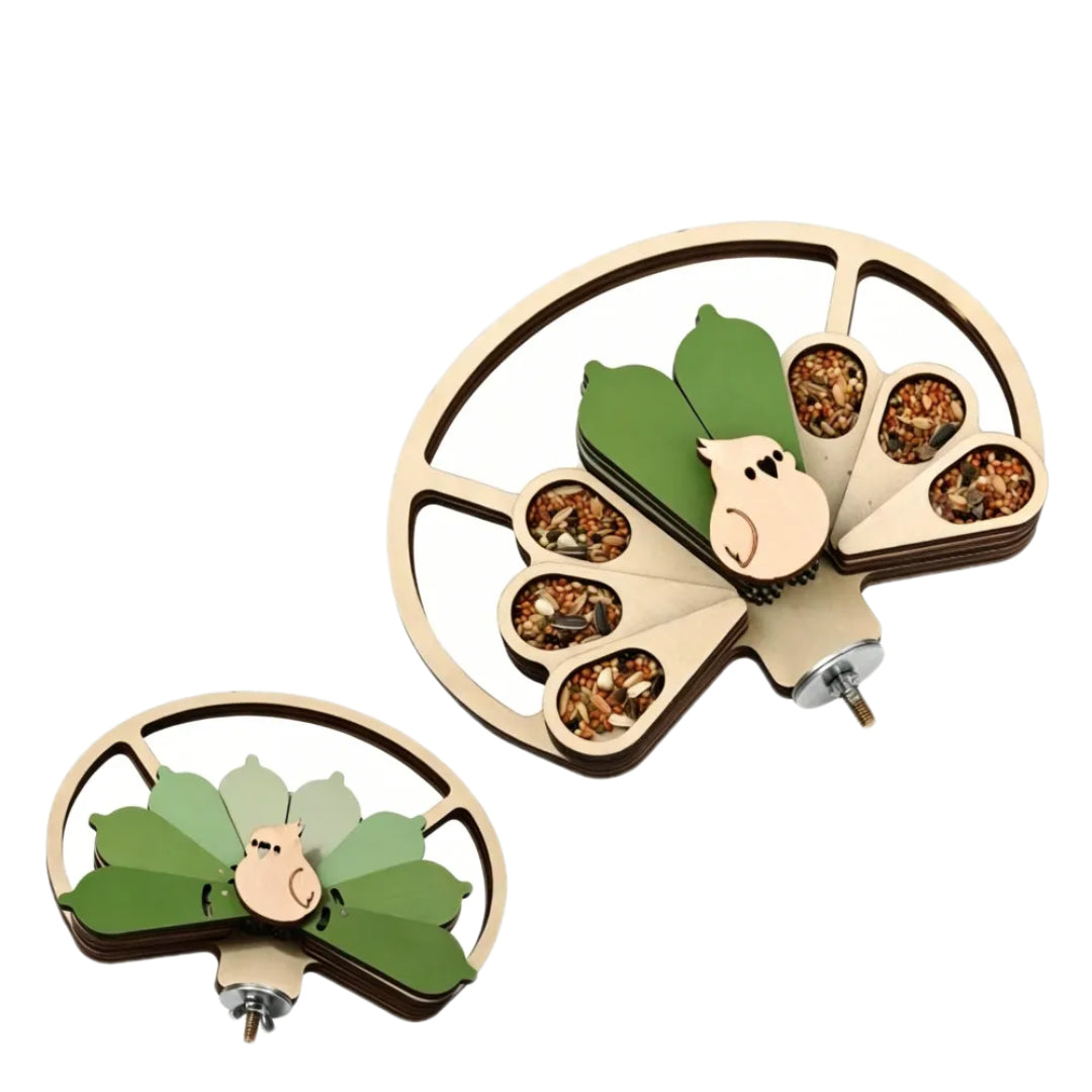 Peacock Bird Foraging Puzzle