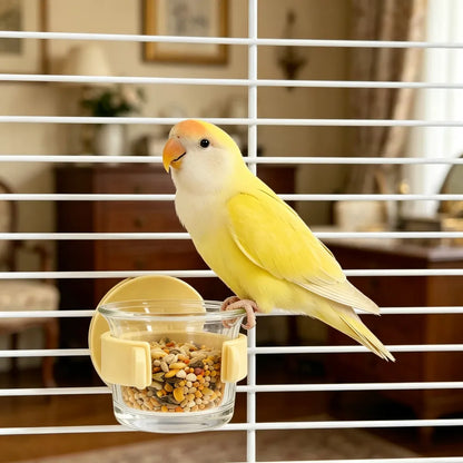 Macaron Glass Bird Feeder