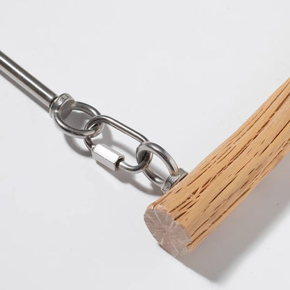 Handcrafted Pear Wood Bird Swing