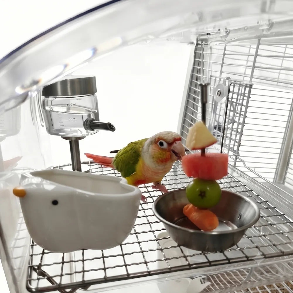 Extra Large Clear Acrylic Bird Feeder