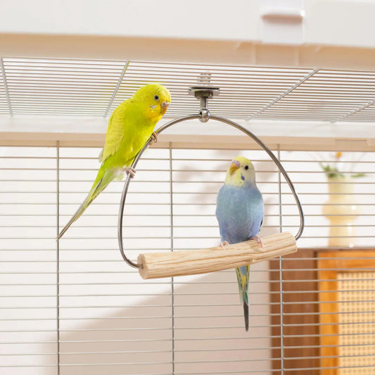 Multi-Directional Gliding Pear Wood Swing