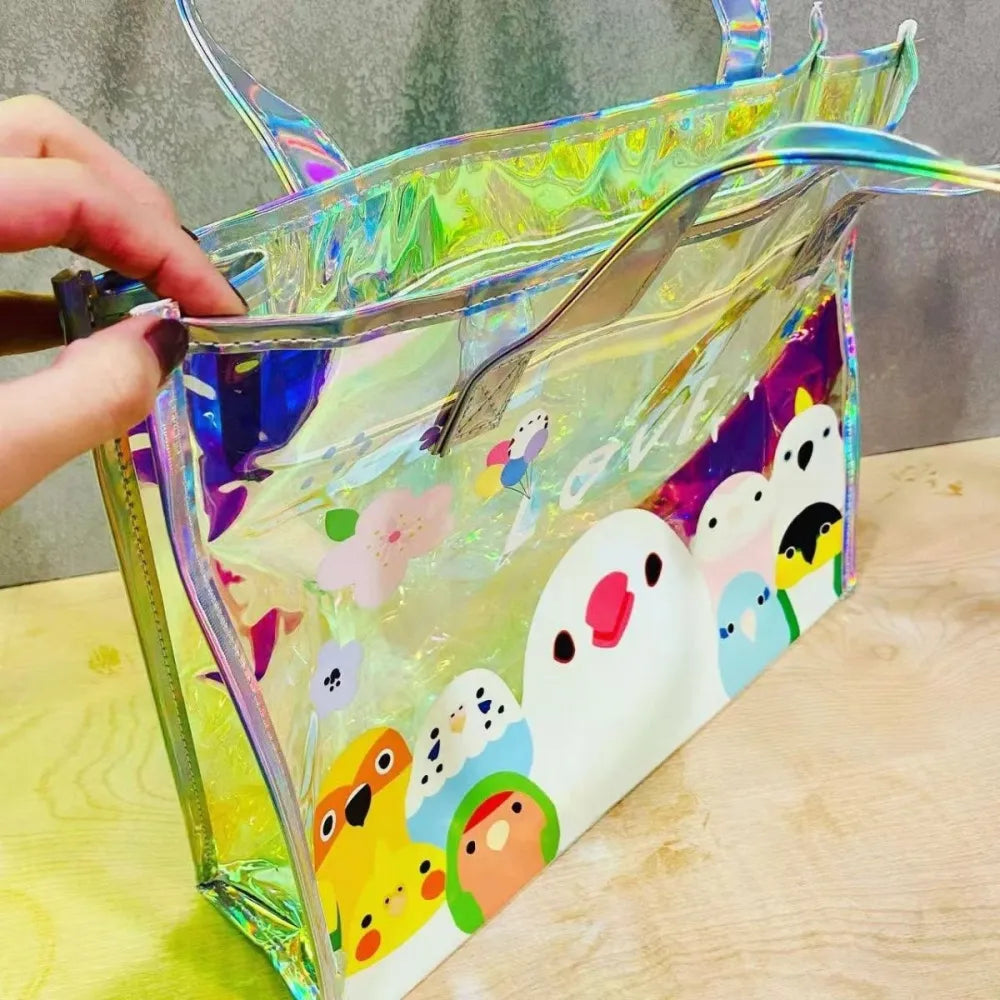 Holographic Bird Tote Bag