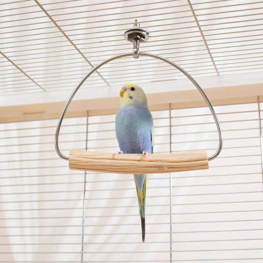 Multi-Directional Gliding Pear Wood Swing