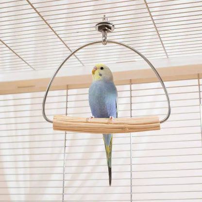 Multi-Directional Gliding Pear Wood Swing