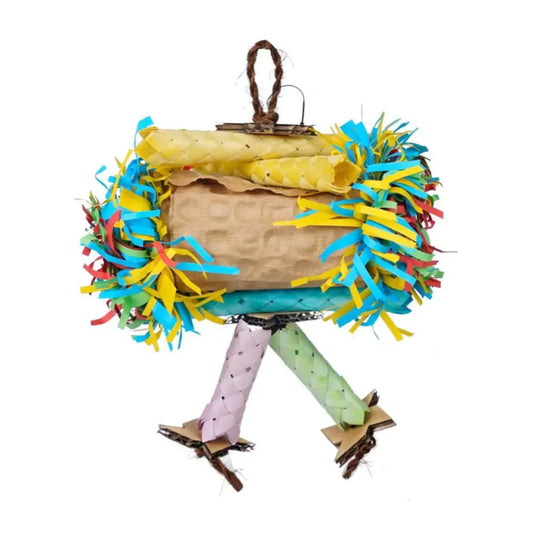 Colorful Foraging Shredder Toy for Parrots