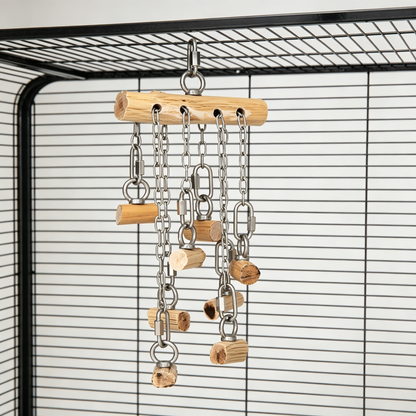 Ironwood & Stainless Steel Perch