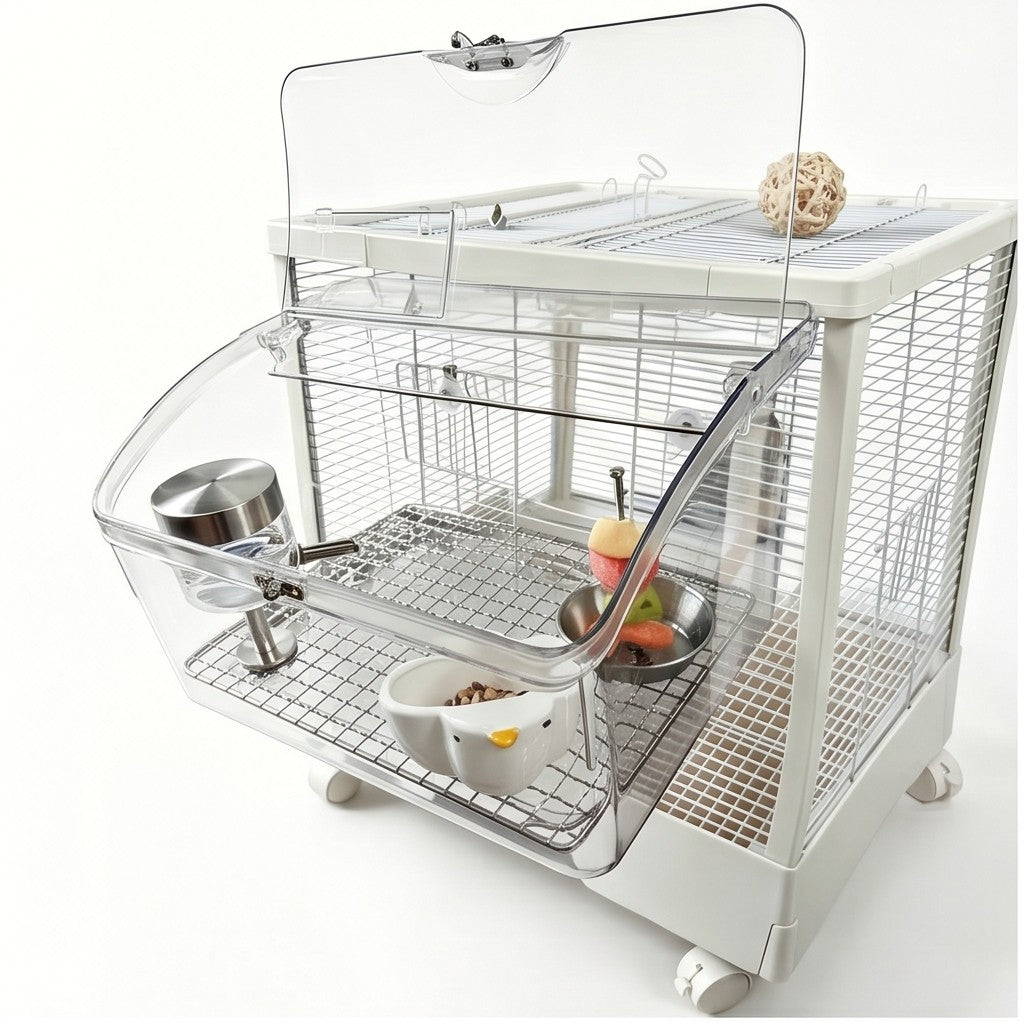 Extra Large Clear Acrylic Bird Feeder