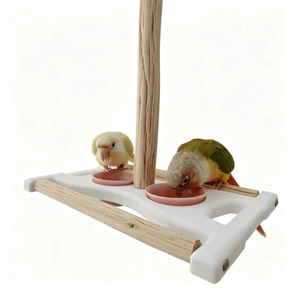 Pear Wood Bird Feeding Platform
