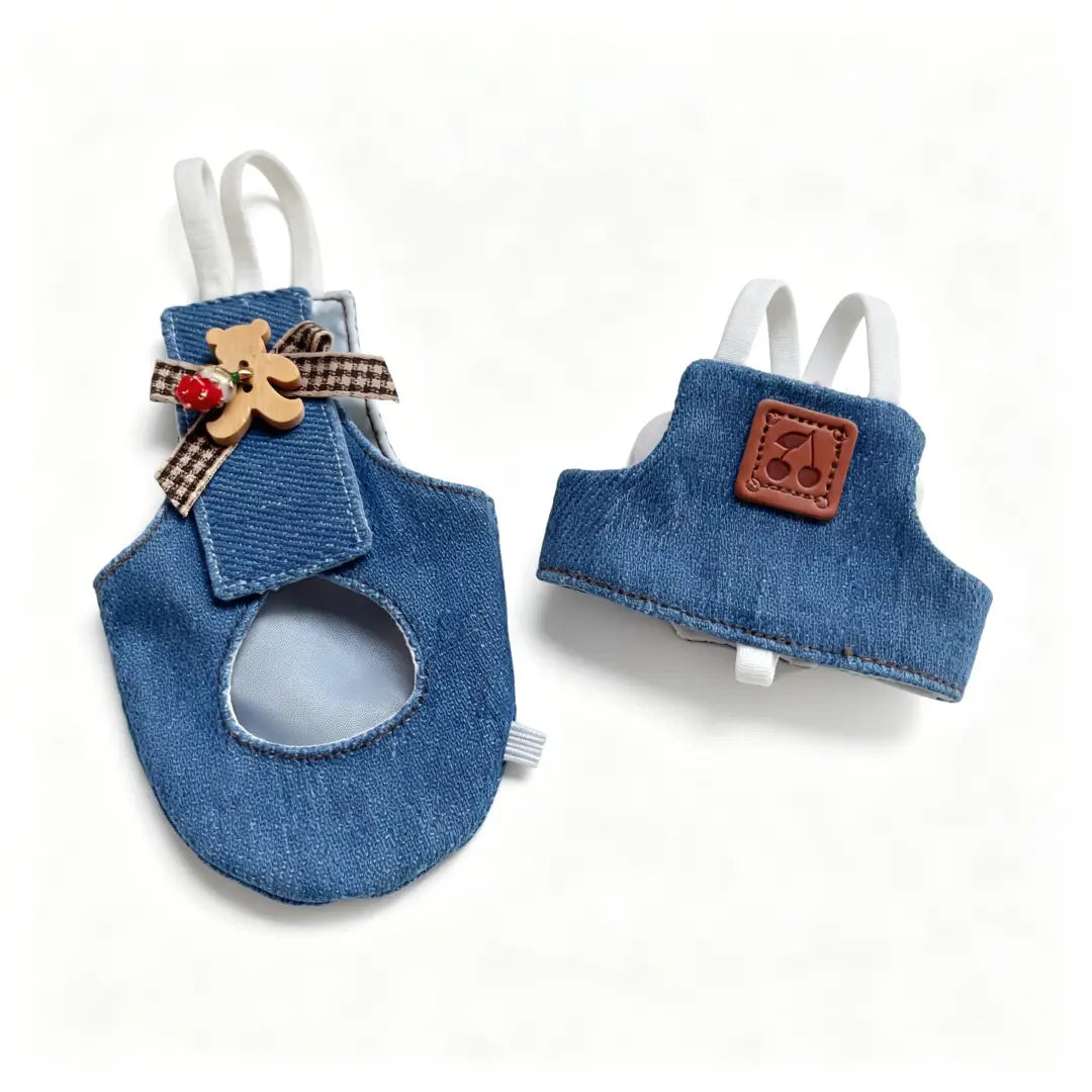 Classic Denim Parrot Diaper & Flight Suit
