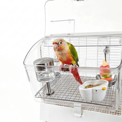 Extra Large Clear Acrylic Bird Feeder