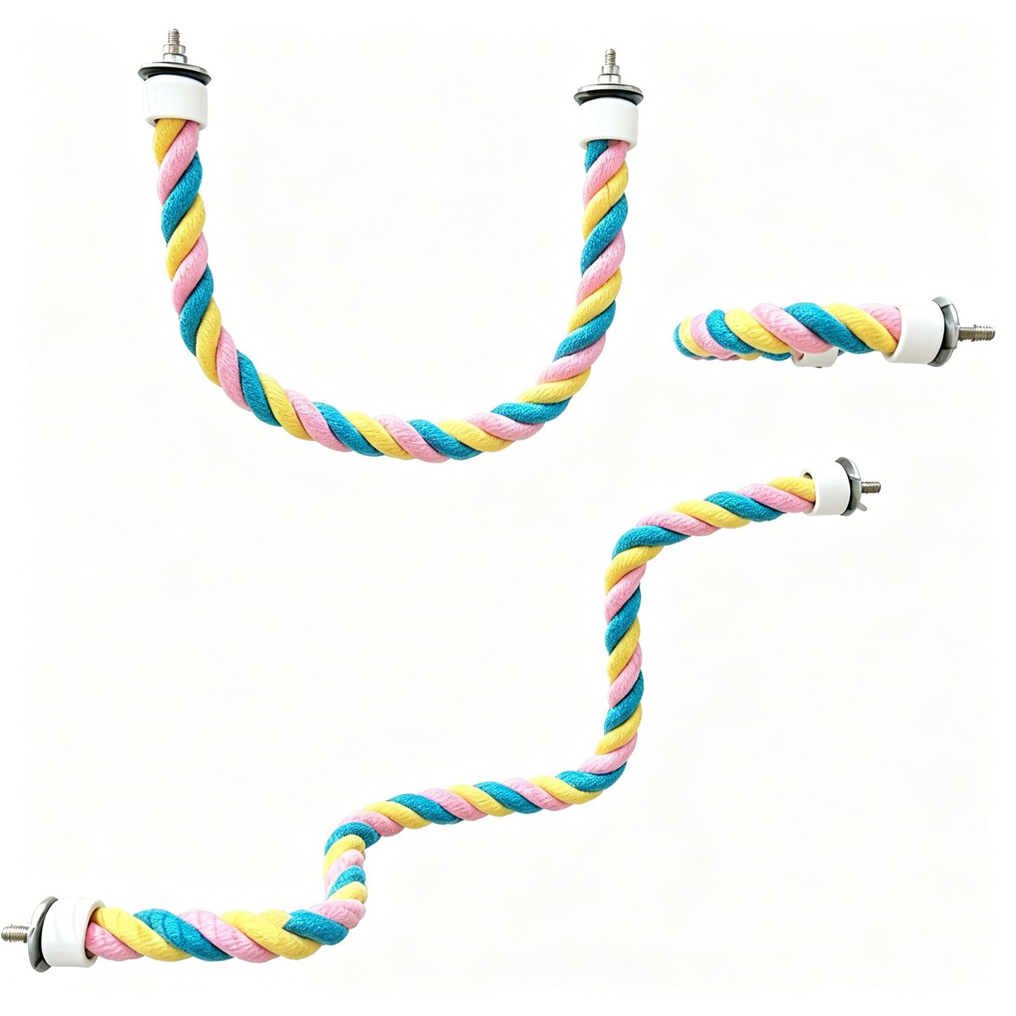 Bendable Cotton Rope Bird Perch