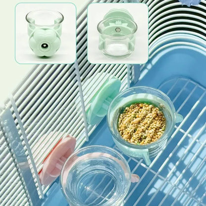 Macaron Glass Bird Feeder