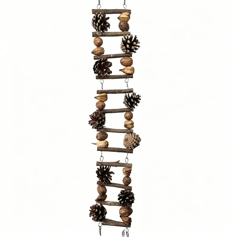 Natural Wood Foraging Swing & Ladder