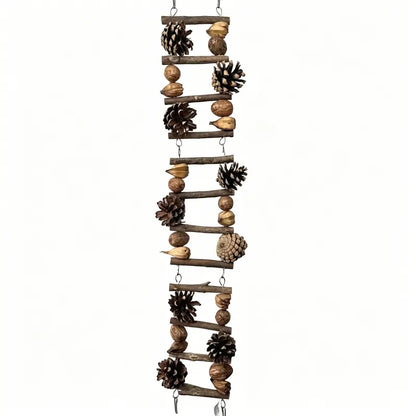 Natural Wood Foraging Swing & Ladder