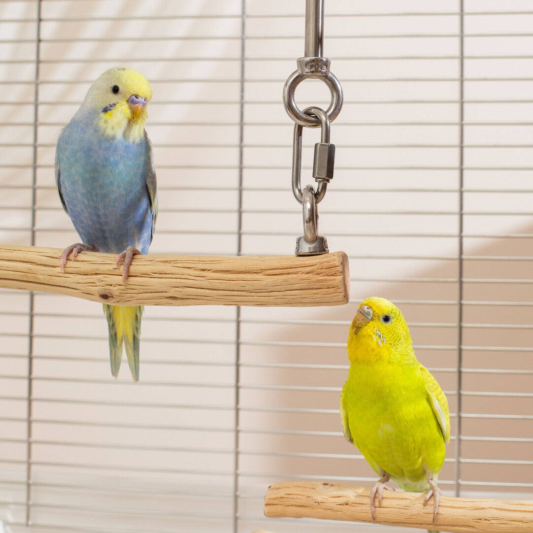 Handcrafted Pear Wood Bird Swing