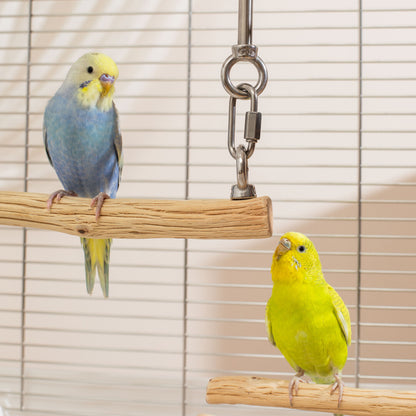 Handcrafted Pear Wood Bird Swing