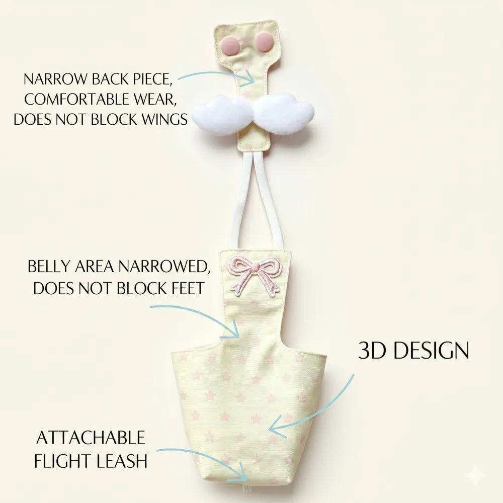 Bespoke Gingham Parrot Diaper