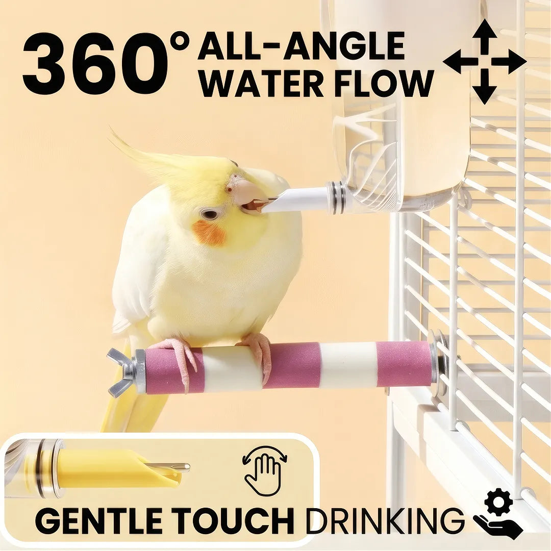 Bird Water Dispenser | No-Drip Pin Spout