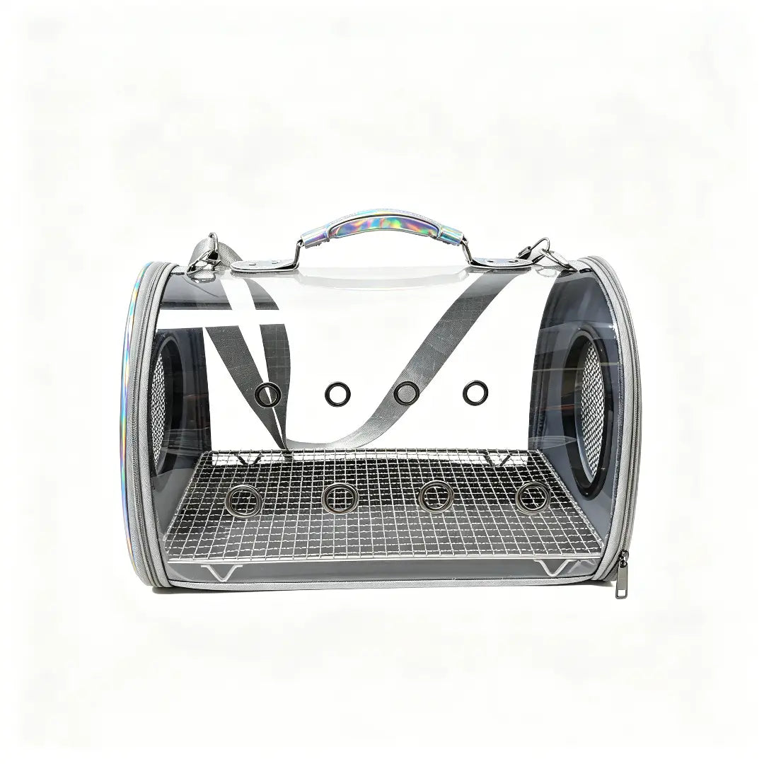 Large Capacity Clear Bird Travel Carrier