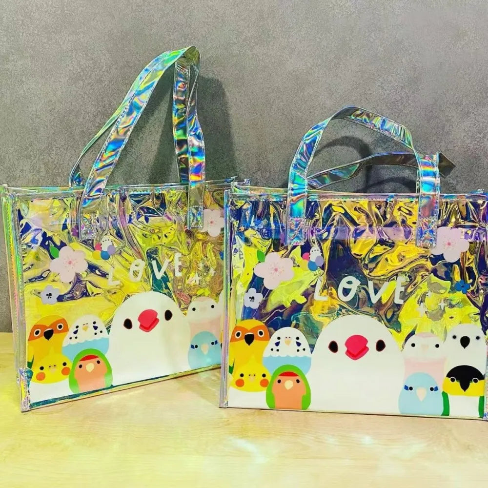 Holographic Bird Tote Bag