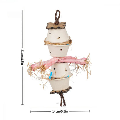 Stacked Foraging Bowls with Palm Fibers