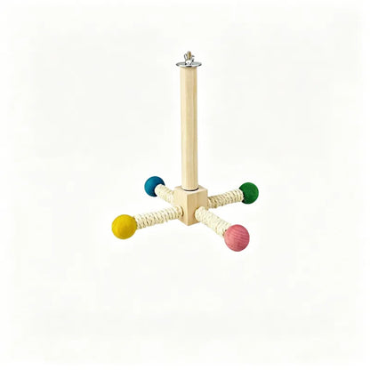 Interactive Spinning Bird Perch