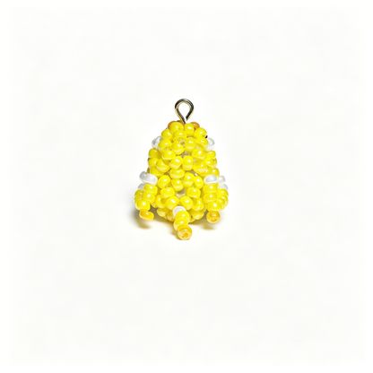 [PRE-ORDER]Handcrafted Miyuki Beaded Creamino Lovebird Keychain