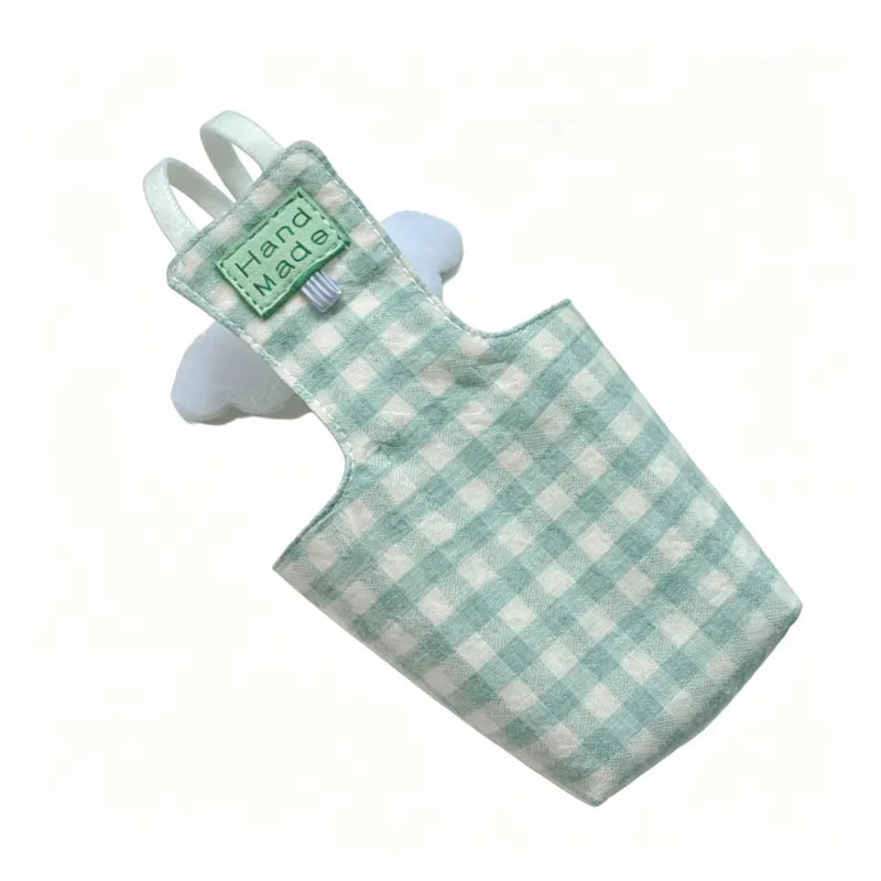 Bespoke Gingham Parrot Diaper