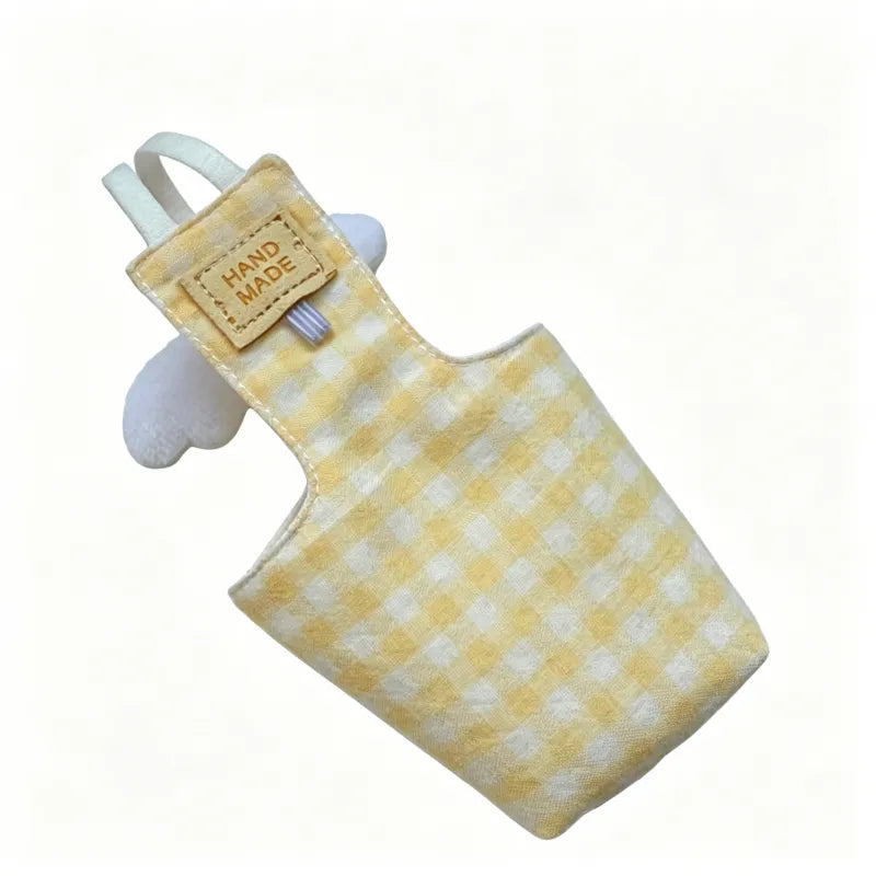 Bespoke Gingham Parrot Diaper