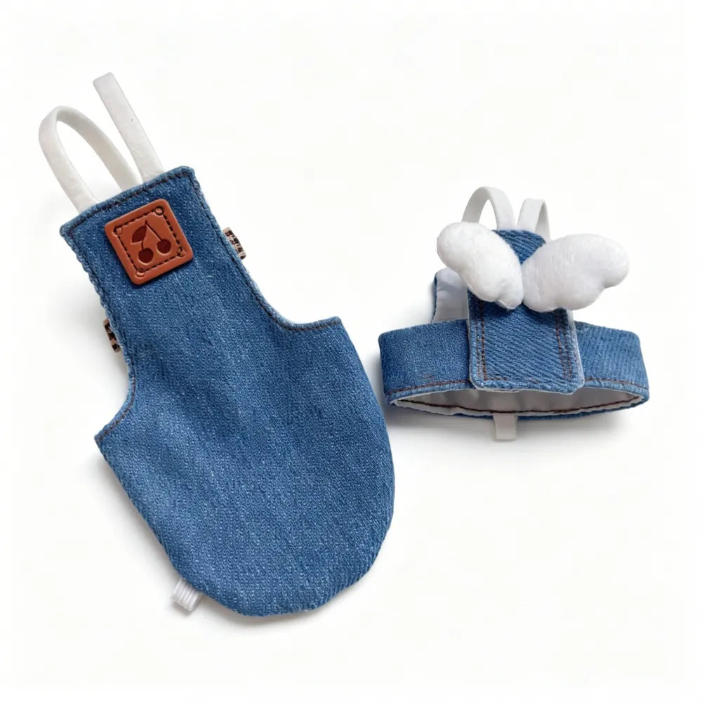 Classic Denim Parrot Diaper & Flight Suit