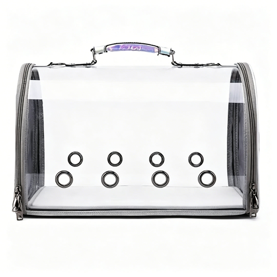 Large Capacity Clear Bird Travel Carrier