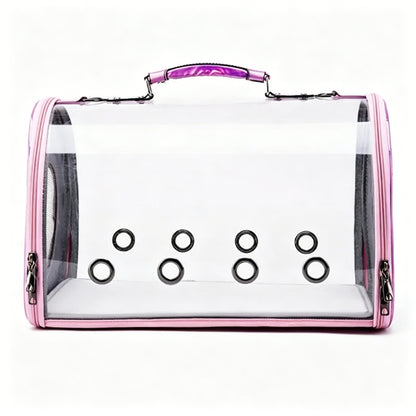 Large Capacity Clear Bird Travel Carrier
