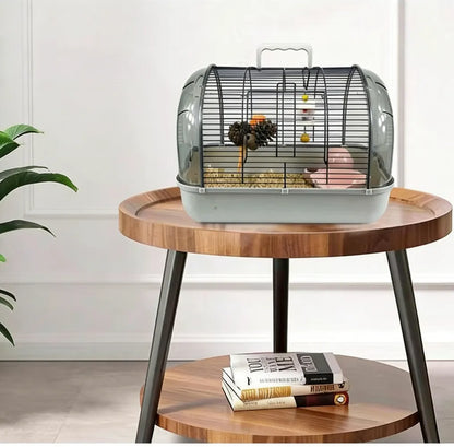 Clear Panoramic Bird Travel Carrier | Portable Cage