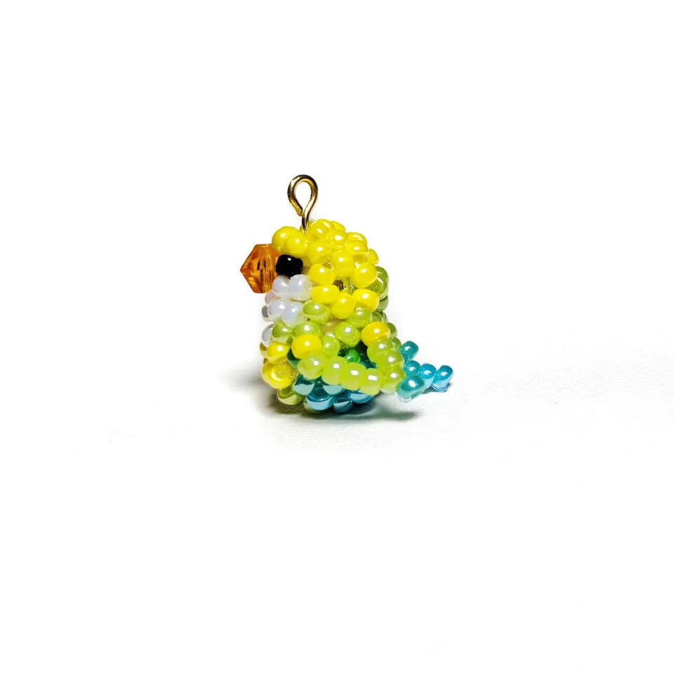 [PRE-ORDER] Miyuki Beaded Budgie Phone Charm