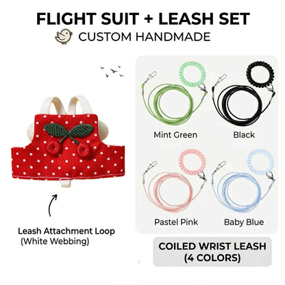 The Cherry Polka Dot Flight Suit