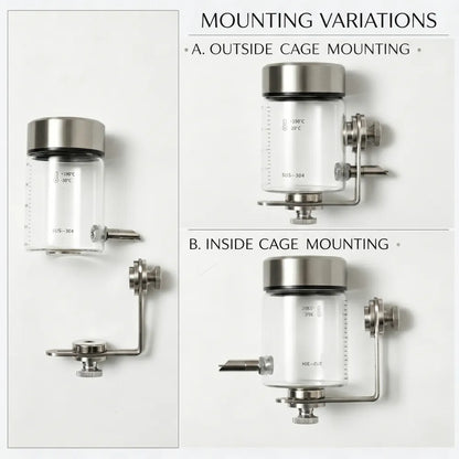 Magnetic Bird Waterer | No-Drip Pin Spout