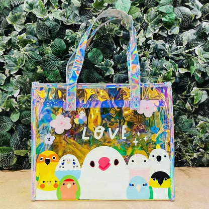 Holographic Bird Tote Bag